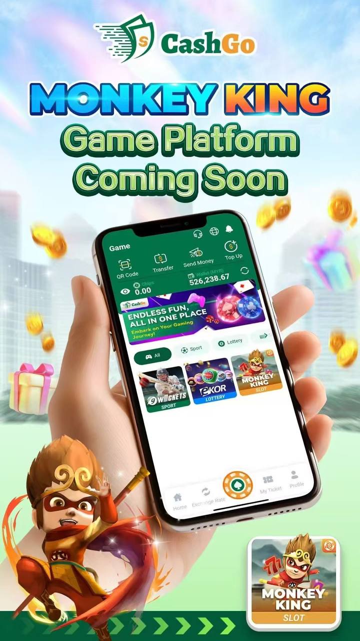 CASH GO - MONKEY KING permainan akan datang tidak lama lag